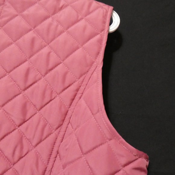 VAN HEUSEN | large | Zip-Up Quilted Vest With Pockets | Fleece Lining - Picture 14 of 16